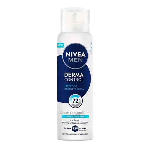 Desodorante Antitranspirante Aerossol Nivea Men Derma Control Defende 72h 150ml