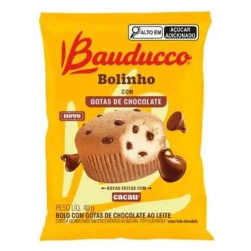 Bolinho Bauducco Gotas de Chocolate Cacau 40g