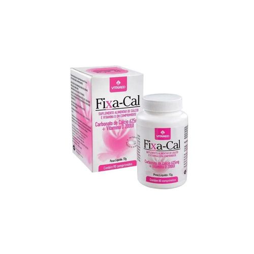 Fixa-Cal 625mg + 200UI com 90 Comprimidos