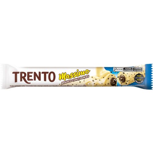 Chocolate Trento Massimo Branco com Cookies 25g