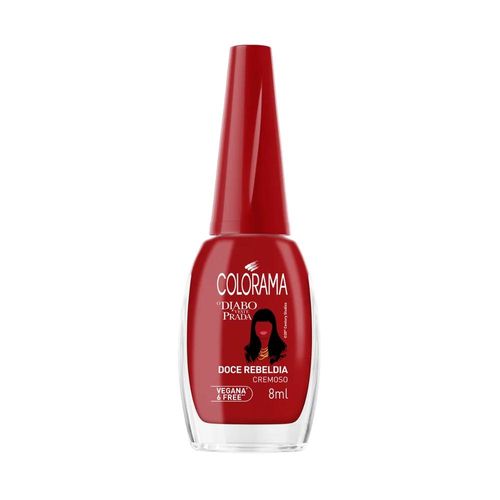 Esmalte Cremoso Diabo Veste Prada Cor Doce Rebeldia Colorama 8ml