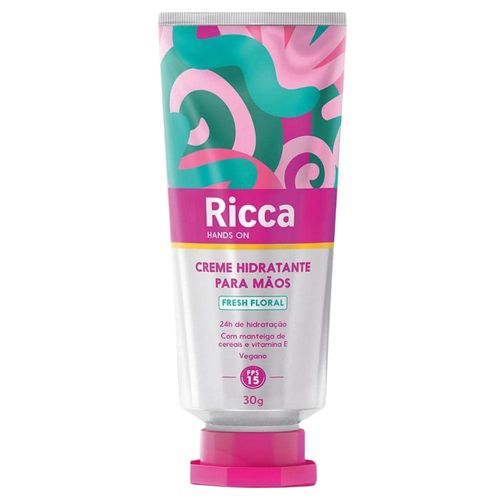 Creme Hidratante para Mãos FPS 15 Fresh Floral Ricca 30g