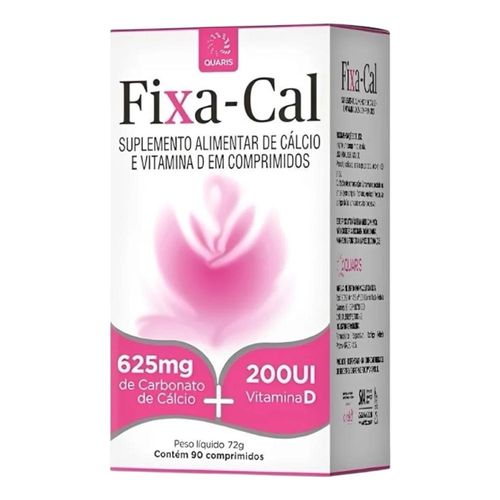 Fixa Cal 625mg + 200UI com 90 Comprimidos